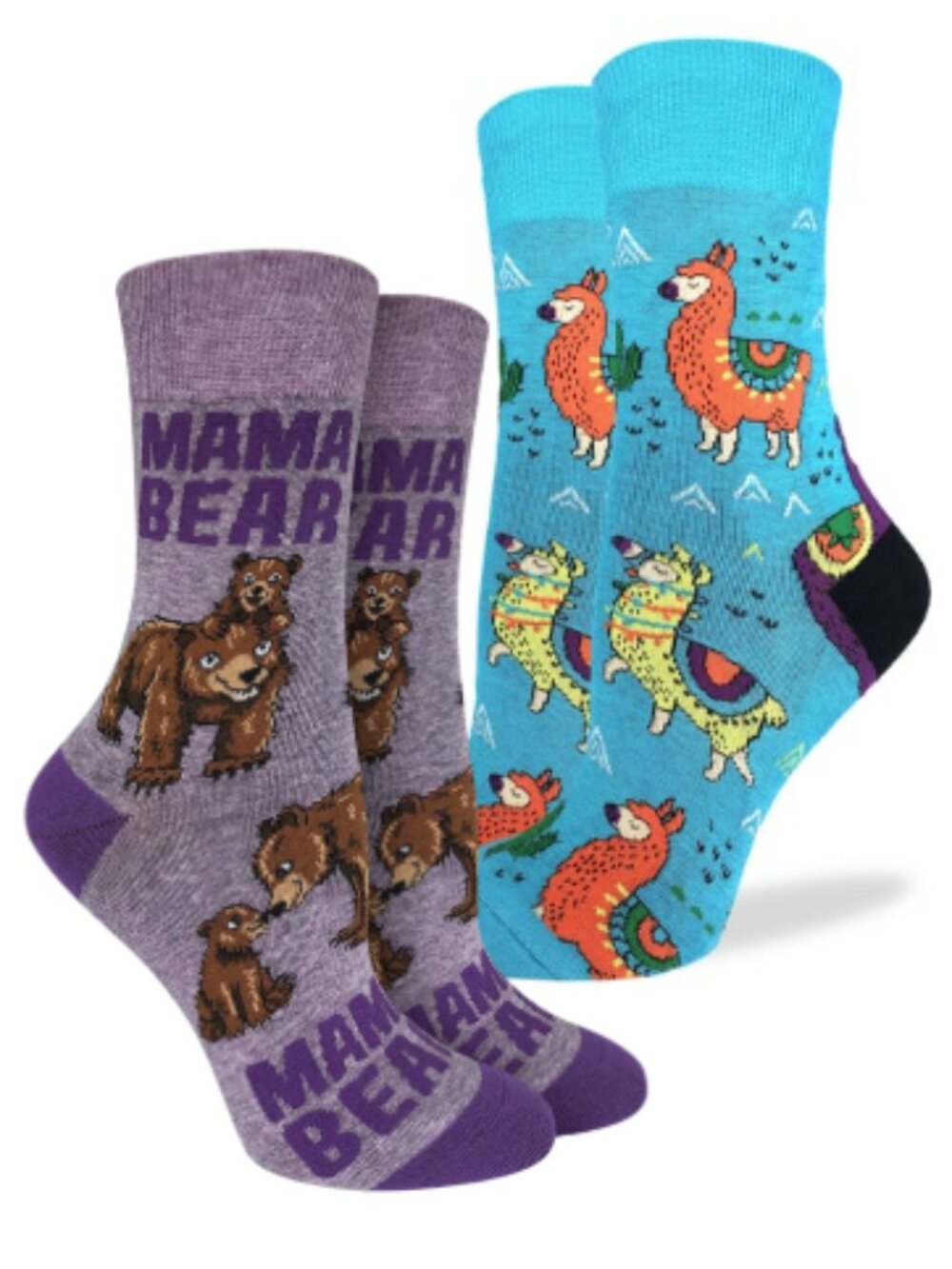 Women's Good Luck Sock Crew Socks | Llamas Socks | NWT